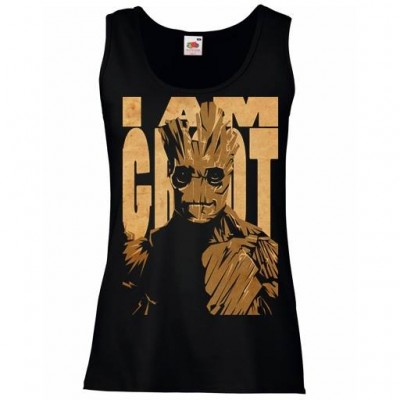 Дамски потник тип туника - I AM GROOT Дамски потник тип туника - I AM GROOT
